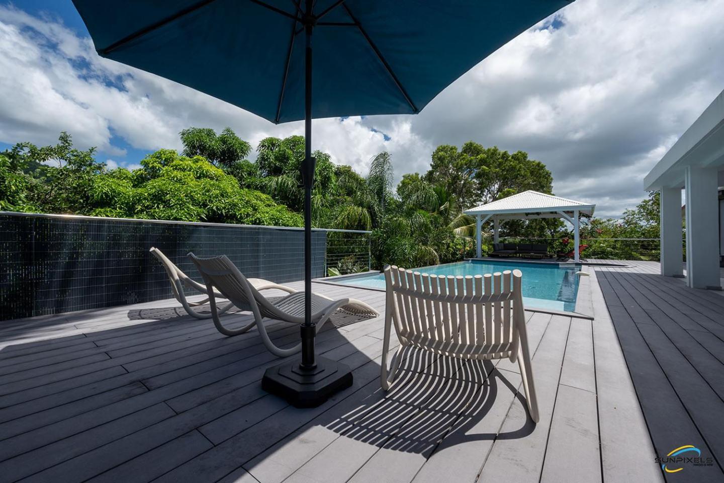 Villa Palm Diamond Jacuzzi & Piscine Prives Le Diamant Exterior photo