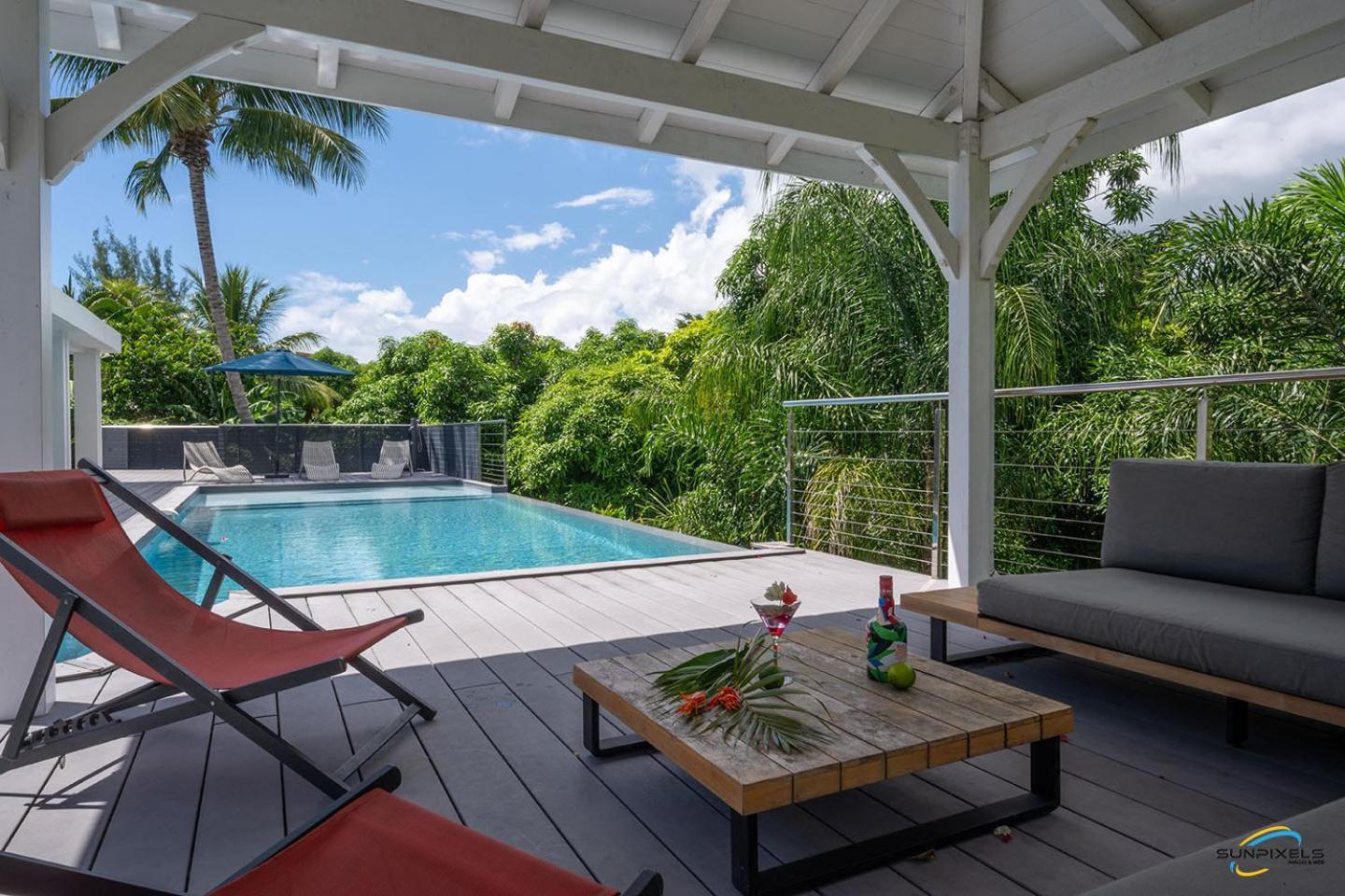 Villa Palm Diamond Jacuzzi & Piscine Prives Le Diamant Exterior photo